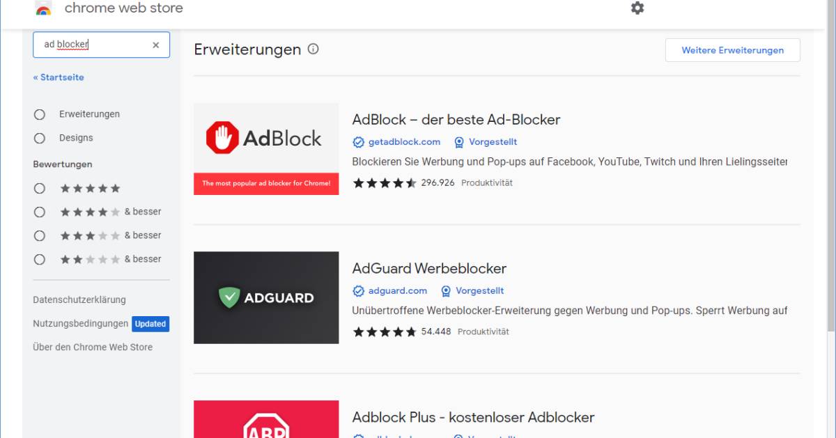 Werbeblocker in Google Chrome haben es bald schwer