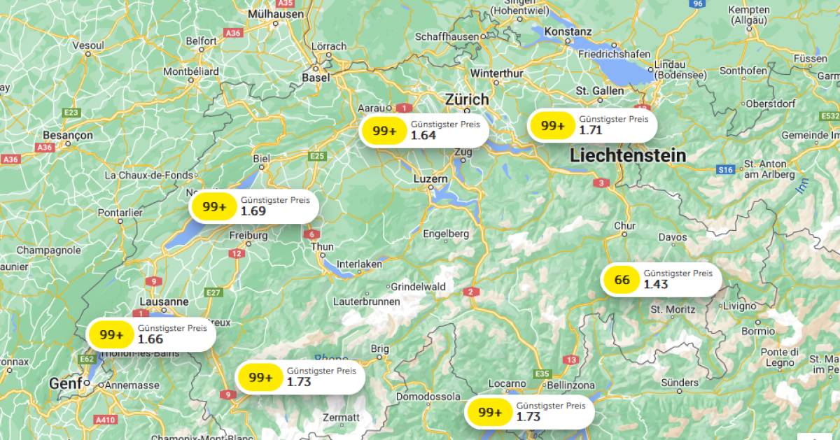 TCS hat ein Benzinpreis-Radar lanciert