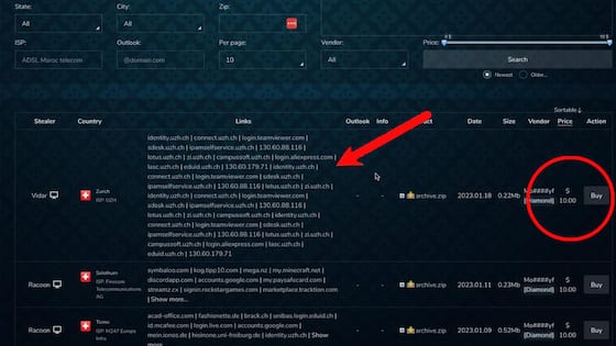 Zugangsdaten auf Plattform angeboten: Uni-Zürich-Hack kostet nur 10 Dollar