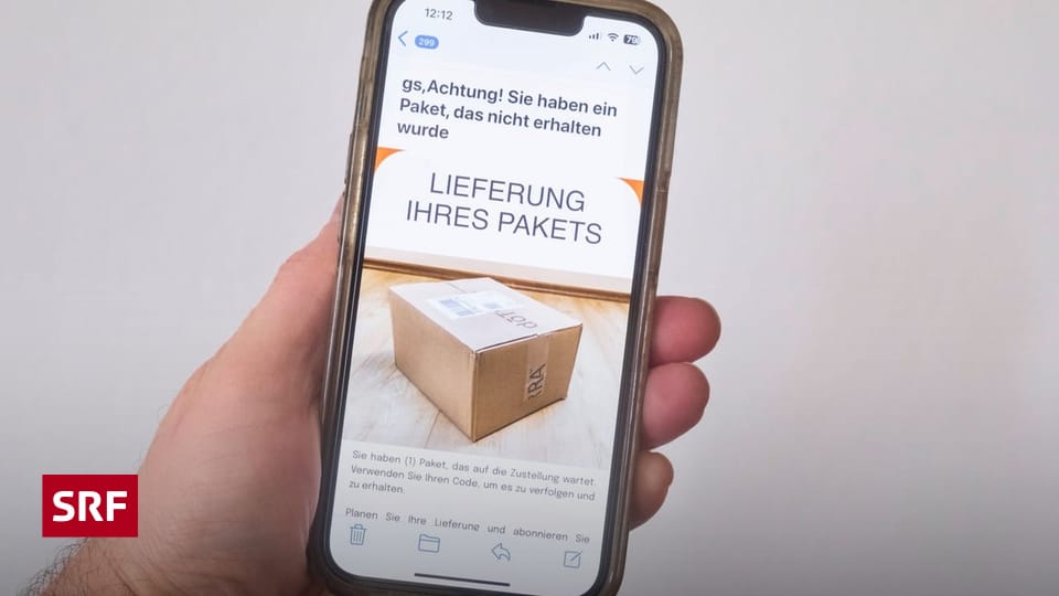 Gefälschte SMS von SBB, Post oder DHL