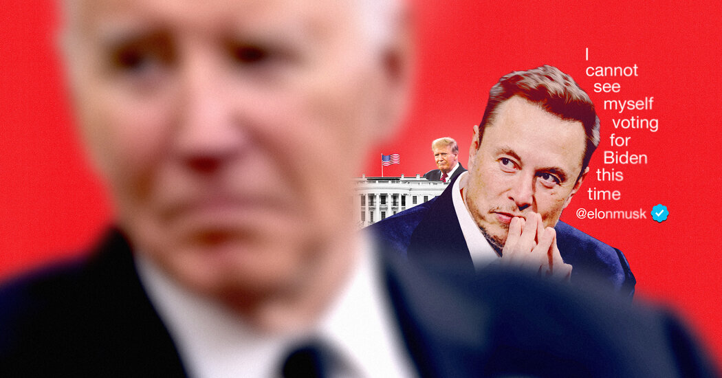 Elon Musk pusht Anti-Biden-Posts auf X