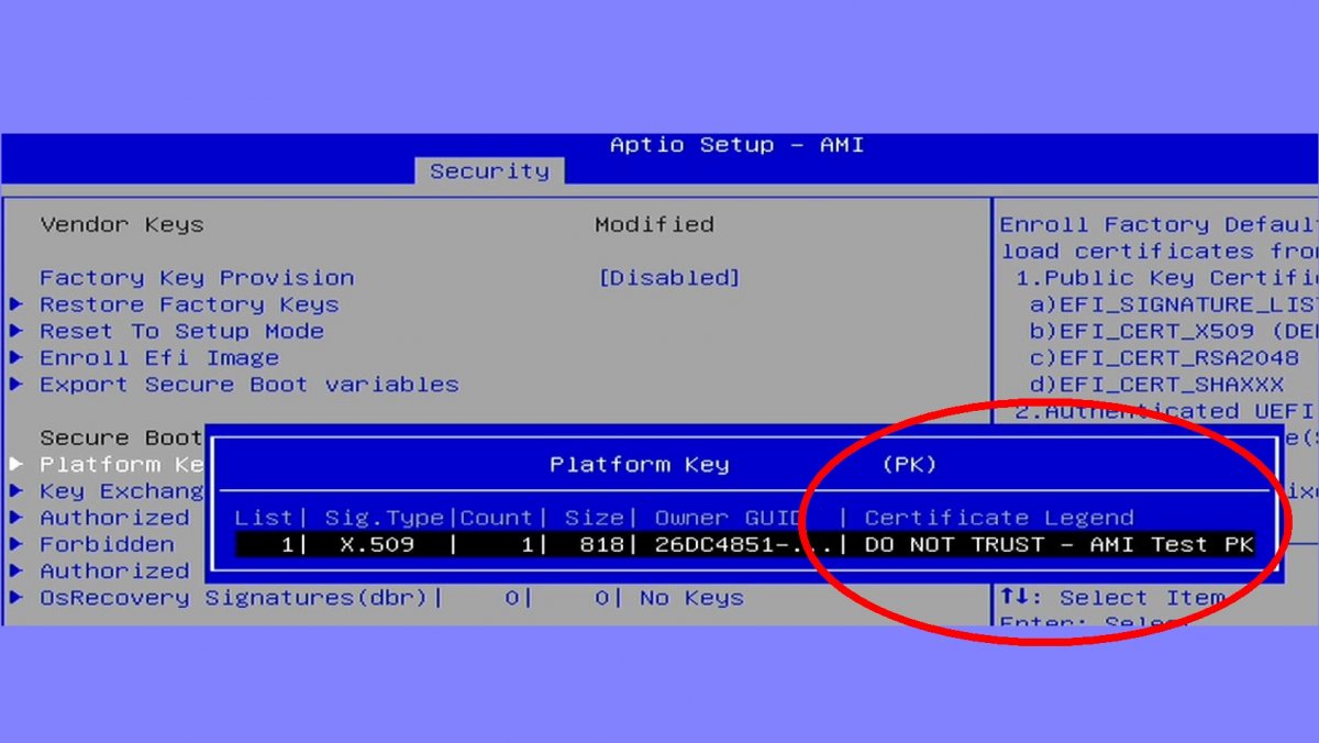 UEFI Secure Boot: Hunderte Computer haben unsichere Kryptoschlüssel