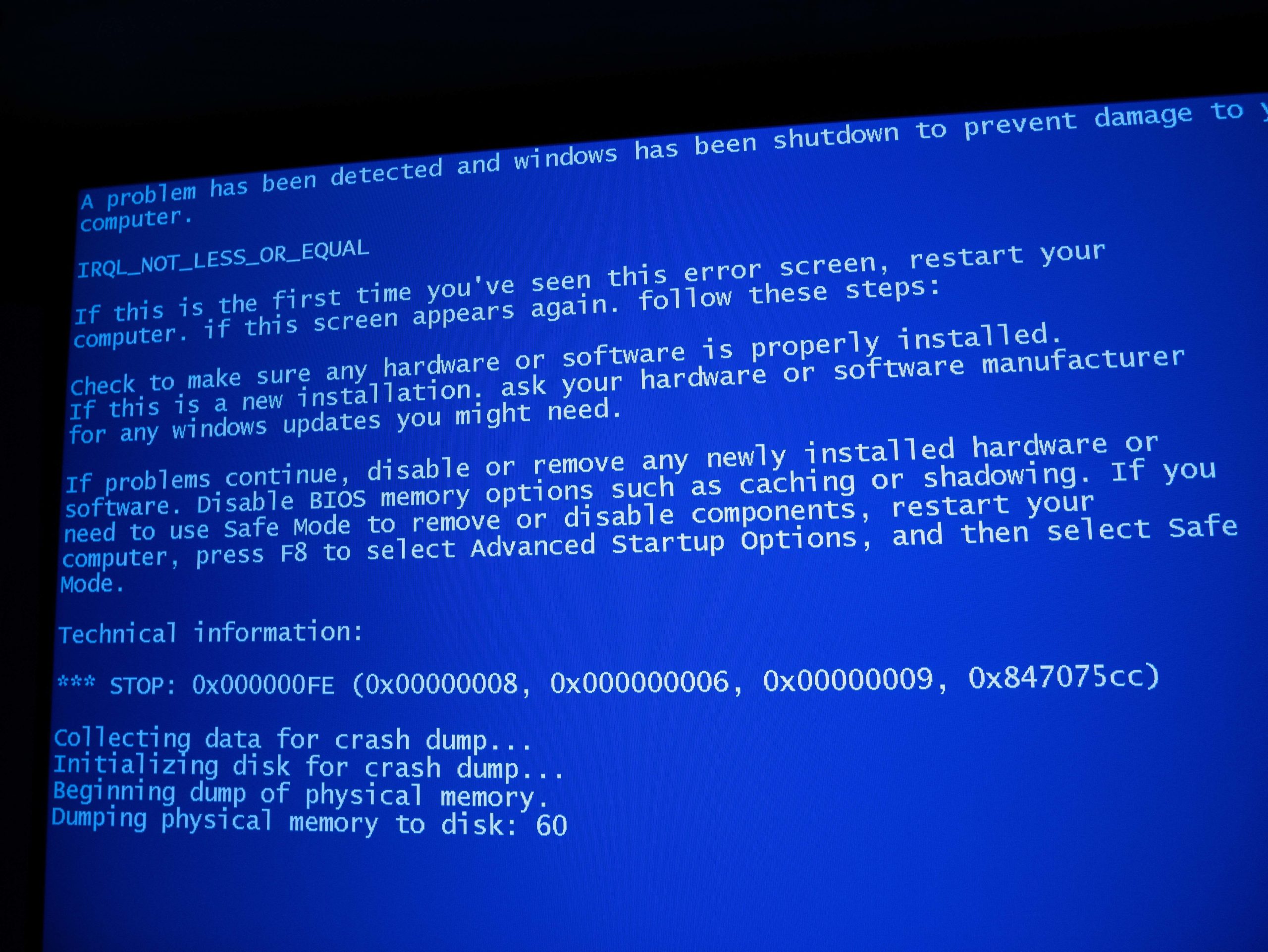 Wer verfasste den Text zum Blue Screen of Death?