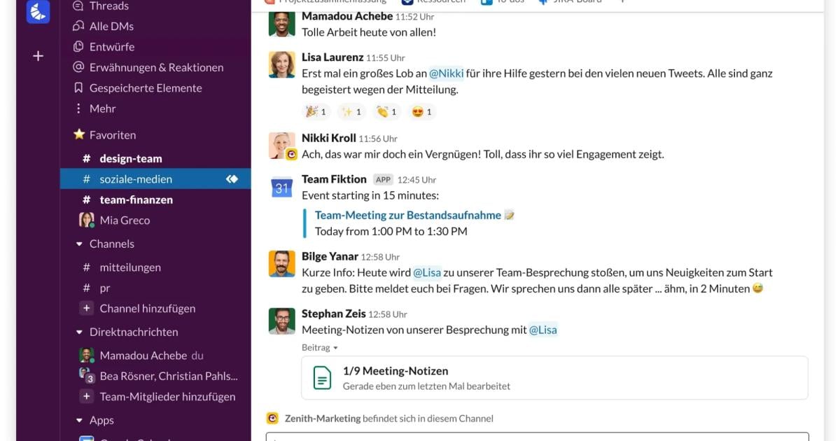 Slack löscht alte Daten von Gratis-Konten