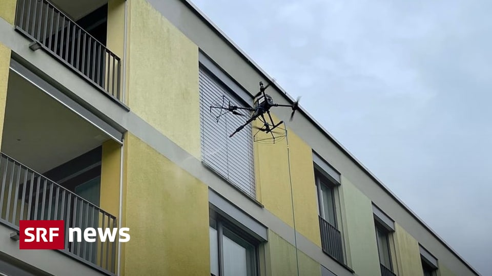 Zürcher Firma putzt Fenster und Fassaden mit einer Drohne