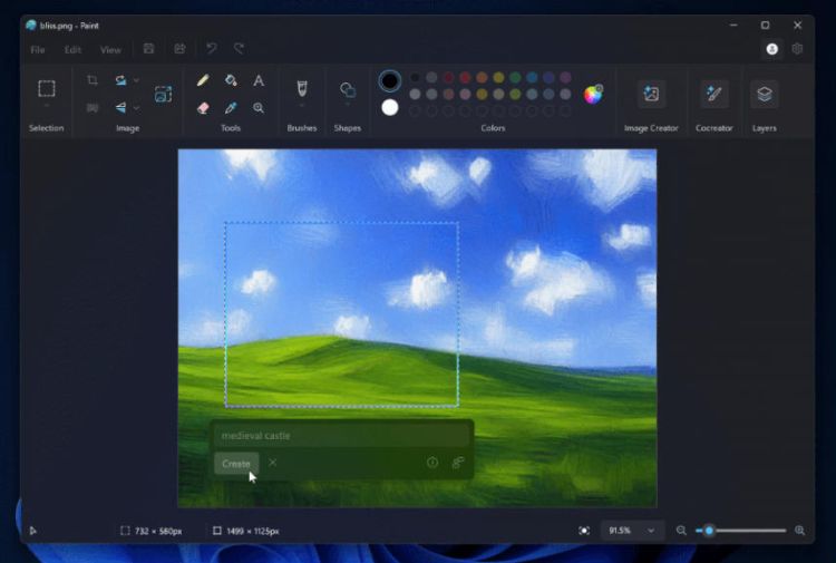 Microsoft führt neue KI-Funktionen für Paint und Notepad ein